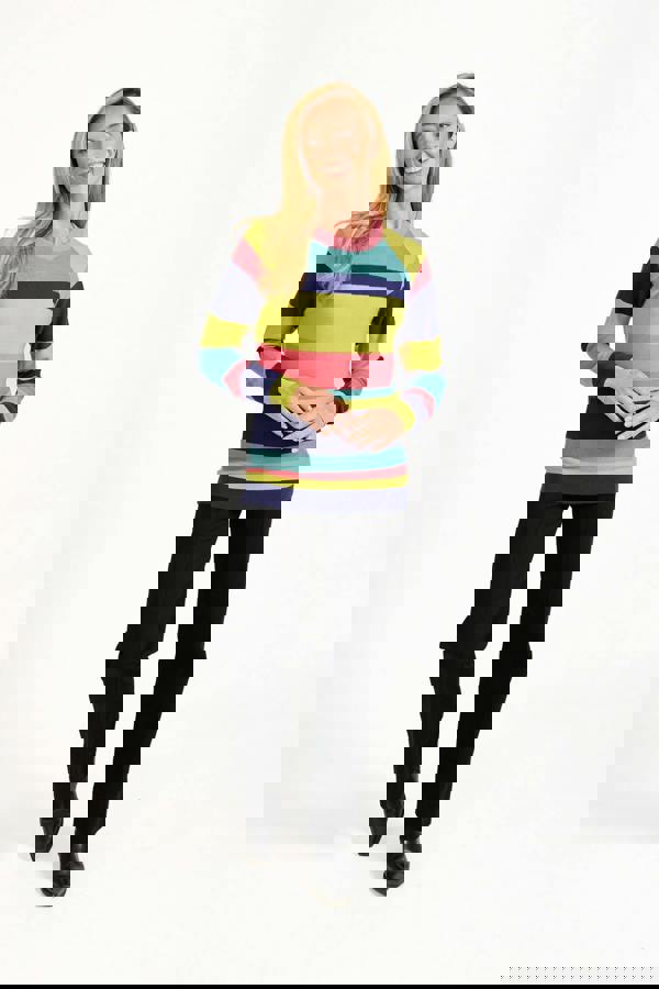 Multi Stripe Knit Jumper