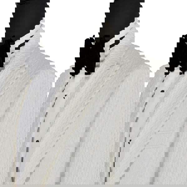 David WeJ DW Signature Peak Lapel Blazer - Ivory