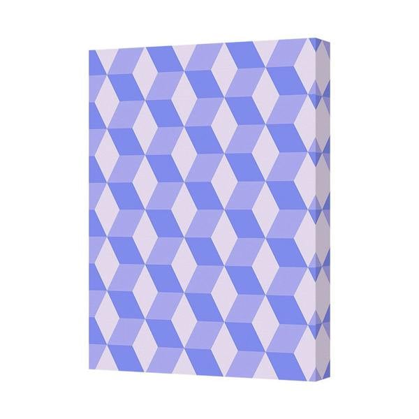 Benjamin Tate Design Geometric Cube Pattern Canvas Wall Art Print Canvas-7706