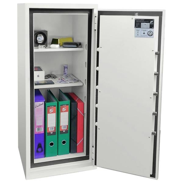 Phoenix Safe Phoenix Fortress PRO SS1465E Security Safe in Scratch-Resistant White Paint with VdS Certified electronic Lock
