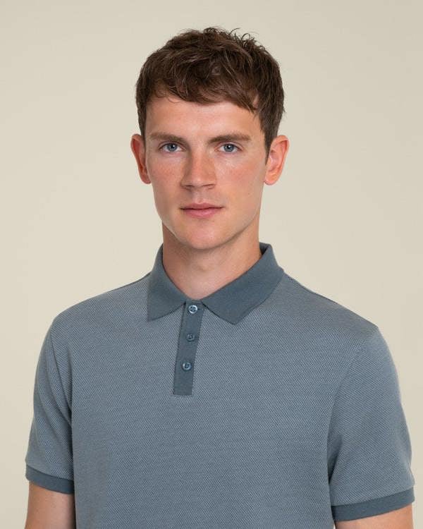 Larsson & Co Jarell - Two Tone Jacquard Polo Shirt