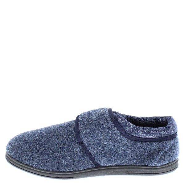 Dunlop Atticus Memory Foam Hook and Loop Men's Slippers