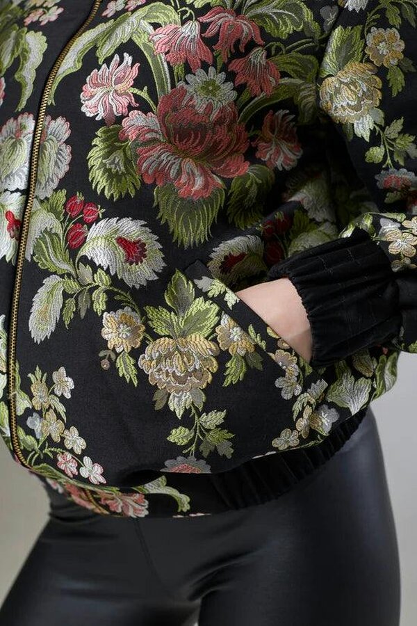 Lioness by TF Floral Heaven  Bomber Jacket