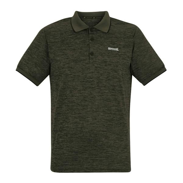Regatta Mens Remex II Jersey Polo Shirt - Dark Khaki - 