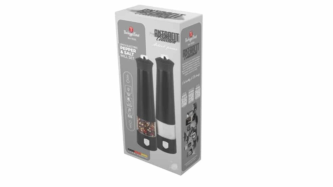 Berlinger Haus Electric pepper and salt mill,2 pcs set Berlinger HausBH9556