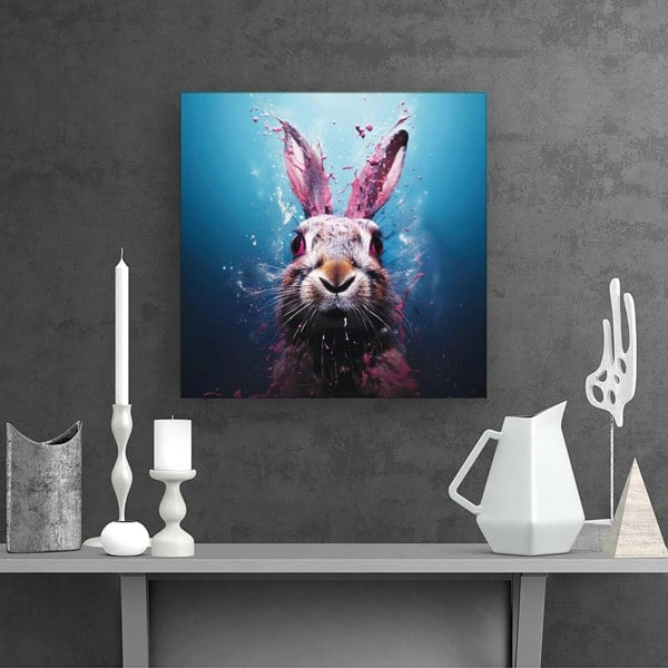 Warren Reed Rabbit Face Splashart Canvas