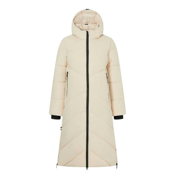 Regatta Womens/Ladies Merida Long Length Padded Jacket - Light Vanilla