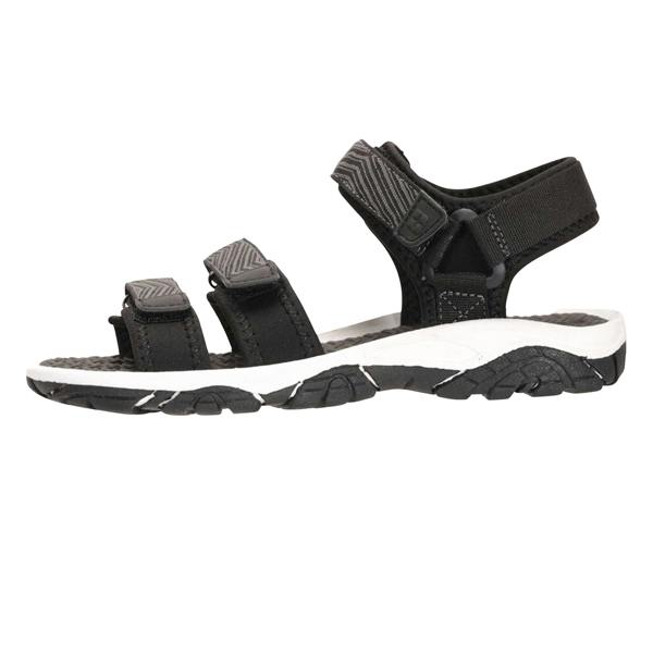 Mountain Warehouse Childrens/Kids 3 Touch Fastening Strap Sandals - Black - 