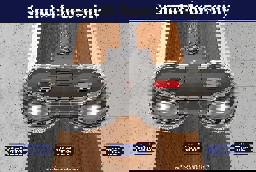 Electric Motorised Mop Head for Dyson V7 V8 V10 V11 V15 Vacuum Cleaners 6 Pads