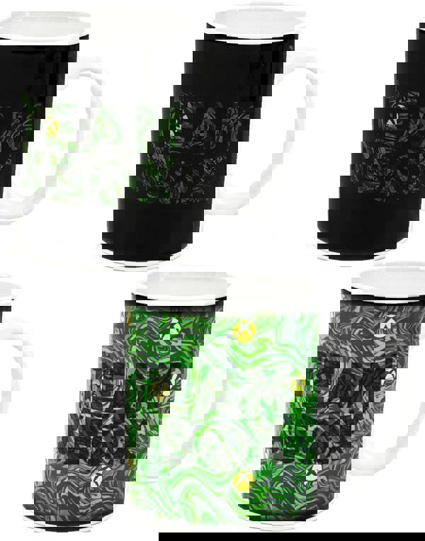 Xbox Womens Green Team Xbox Placement Print Heat Changing Mug (One Size)