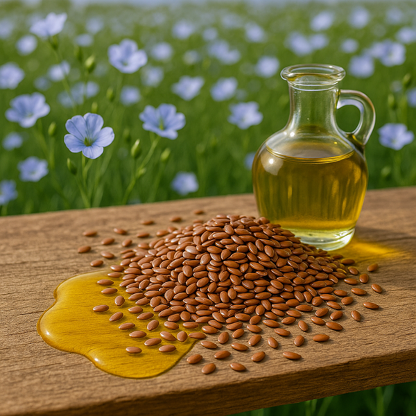 Ol'Vita Linseed | Flaxseed Oil for Dr Budwig Diet | Cold Pressed | Unrefined