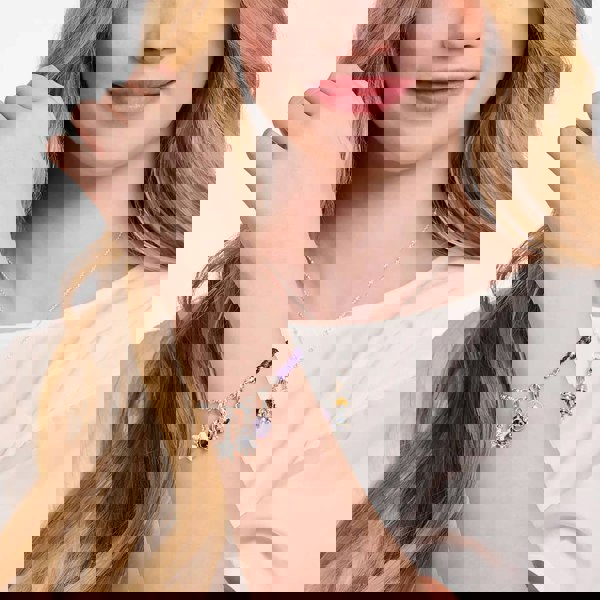 THOMAS SABO White Cubic Zirconia Cold Enamel Star Charm 2044-041-14