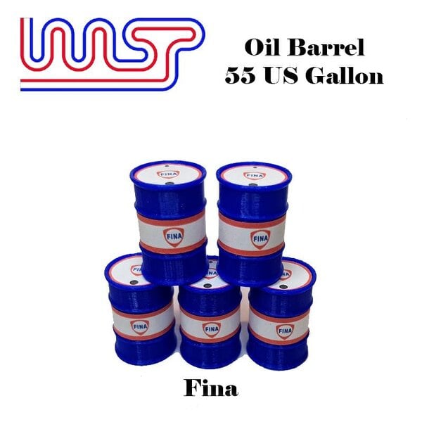 MCSlots Fina 5 x Barrel Drum 1:32 Scale Slot Car Track Scenery Wasp