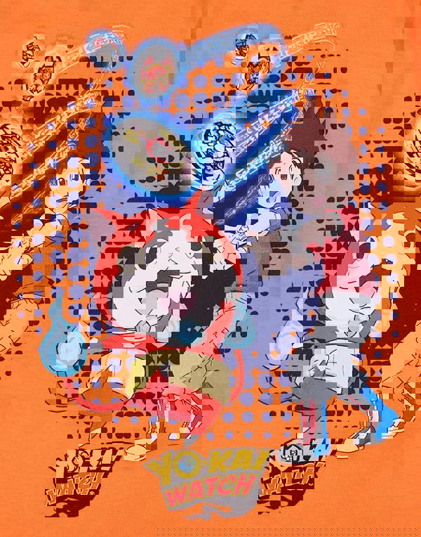 Yo Kai Watch Boys Orange Short Sleeve Short Leg Pyjama Set