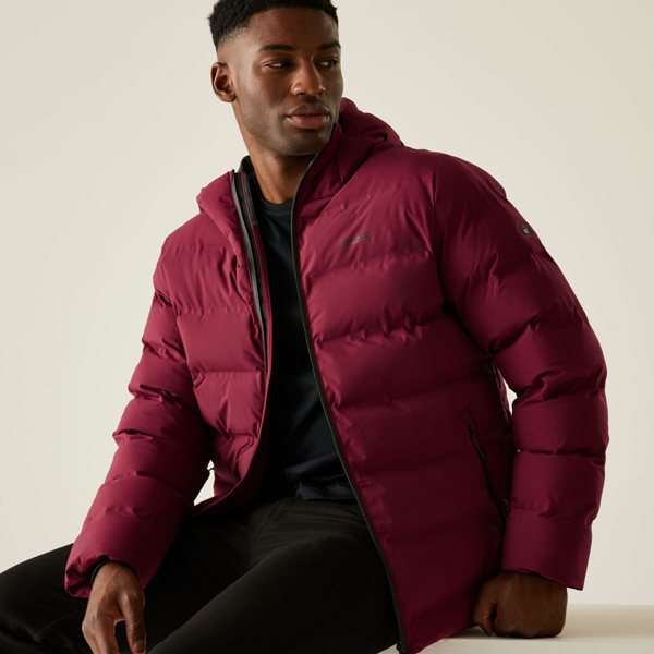 Regatta Mens Altoro Thermal Waterproof Jacket - Dark Maroon