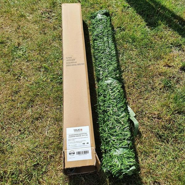 Artificial Conifer Hedge Garden Fence Privacy Screen - Evergreenery