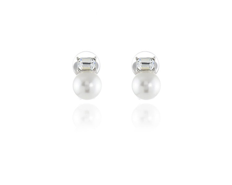 Cachet London Corin Silver Clip On Earrings