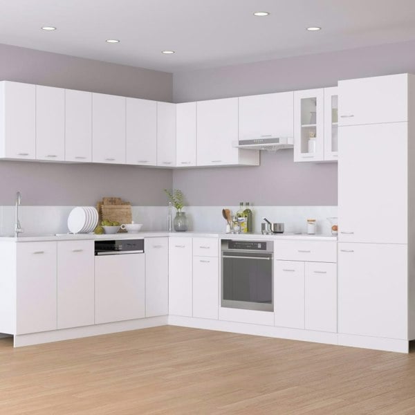 Berkfield Hanging Cabinets 2 pcs White 50x31x60 cm Engineered Wood
