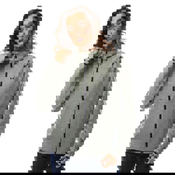 Under Armour Womens/Ladies Unstoppable Fleece Full Zip Hoodie - Green - 