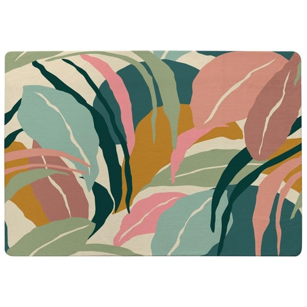 Benjamin Tate Design artistic abstract leaves (Rug)
