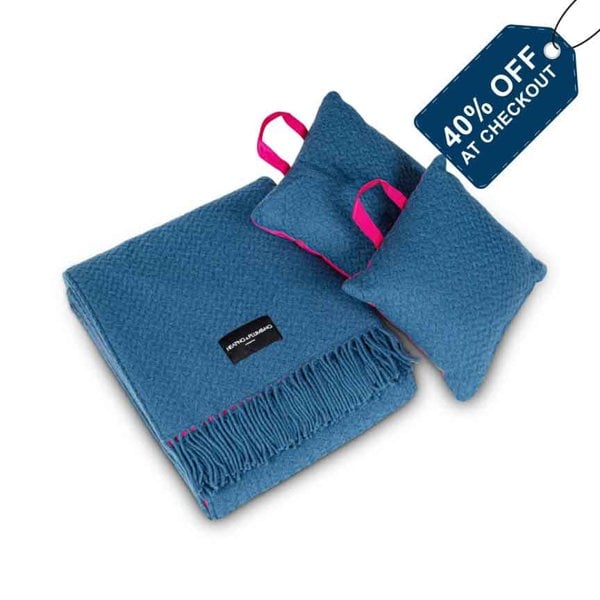 Heating & Plumbing London Waterproof Picnic Blanket & 2 Matching Outdoor Cushions - Notting Hill Set