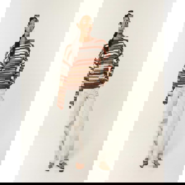 Blue Vanilla Colourful Jumper With Stripes