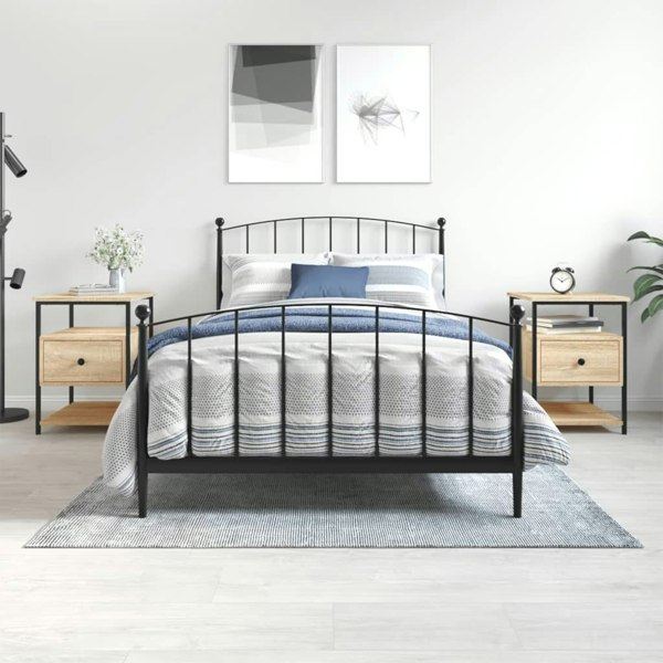 Berkfield Bedside Cabinets 2 pcs Sonoma Oak 40x42x56 cm Engineered Wood