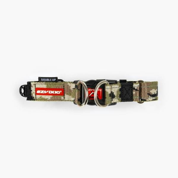 EzyDog Double Up Dog Collar in Green