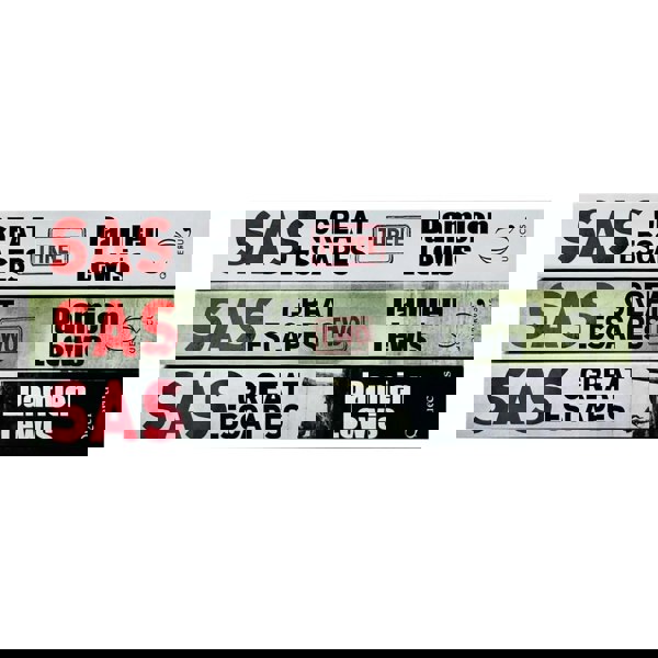 Damien Lewis Collection 3 Books Set (SAS Great Escapes, SAS Great Escapes Two and SAS Great Escapes Three)