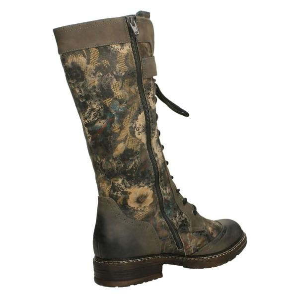 Rieker Ladies Rieker-Tex Floral Pattern Knee High Boots 94734