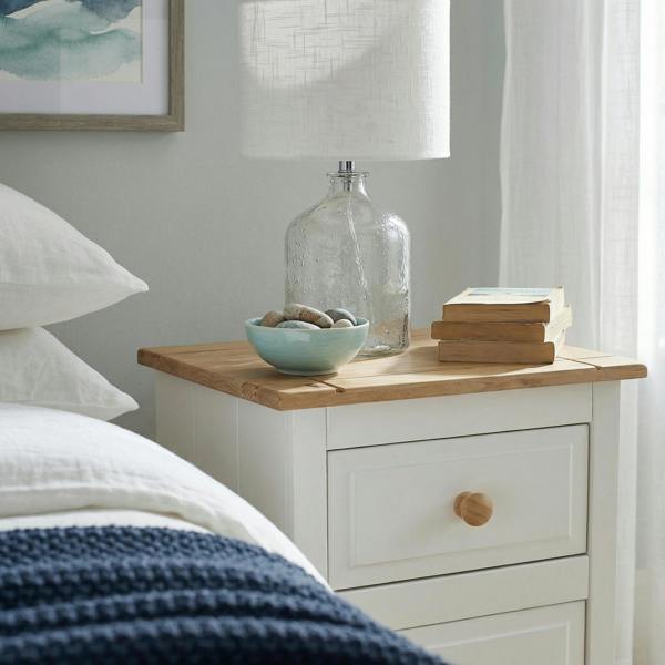 Core Products Set of 2 Capri 2-Drawer Petite Bedside Cabinets