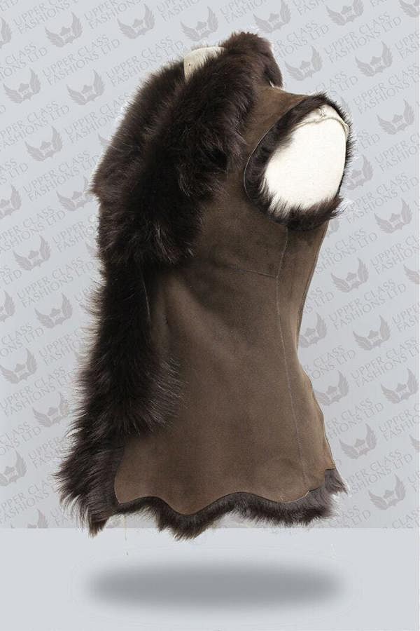 Infinity Leather Women's Toscana Sheepskin Short Gilet-Denver