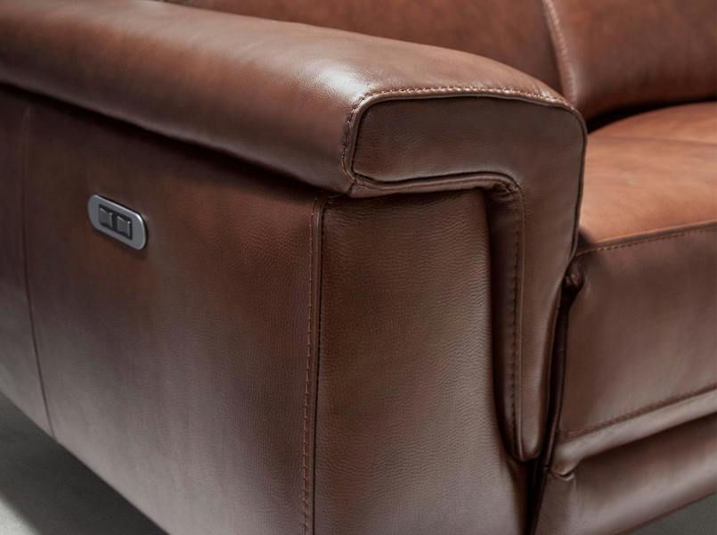 Angel Cerdá Relax sofa in brown leather 6116/6117