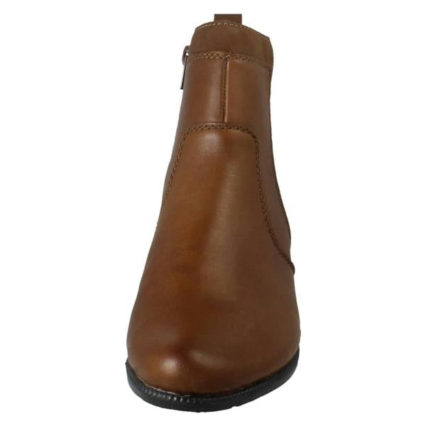 Rieker Ladies Rieker Fleece Lined Zip Fastening Low Heel Casual Ankle Boots 78658