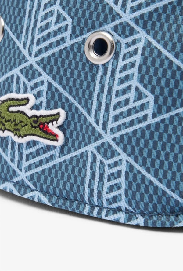 Lacoste Men's Printed Twill Jockey Cap