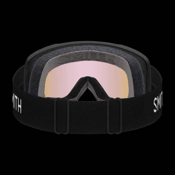 Smith Ski Goggles Tribute 0JX/ZF Black Blue Sensor Mirror