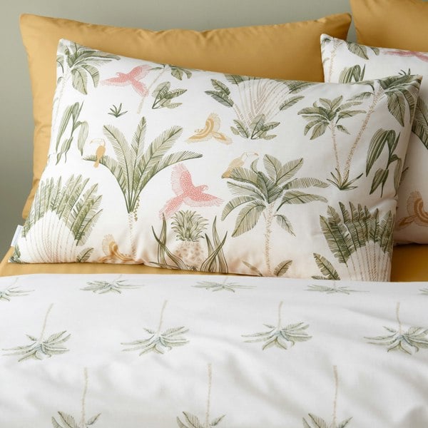 Catherine Lansfield Paradiso Palm Reversible Duvet Cover Set