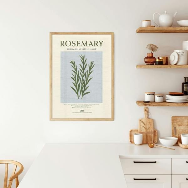 Reign&Hail Rosemary - Herb Print