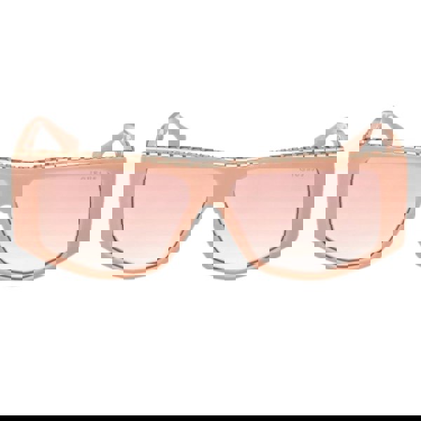 Guess Chain Design Shiny Pink Sunglasses One Size
