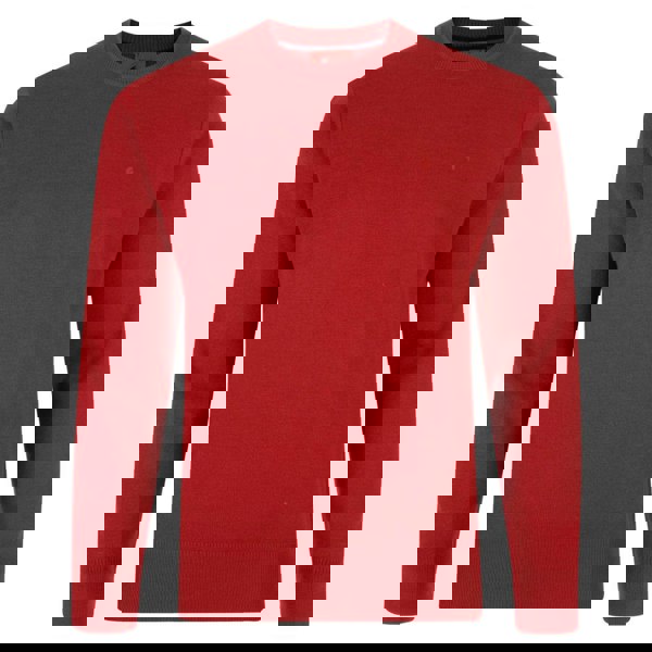 Gabicci G00K04 Mens Crew Neck Sweater Gabicci Classic - RED