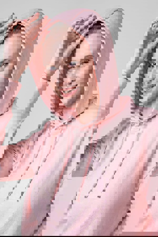 ENORSIA Women Drop Shoulder Printed Hoodie