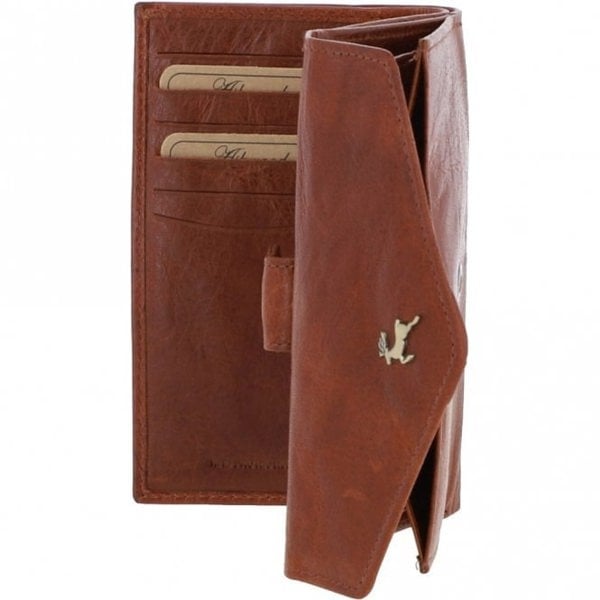 Ashwood Vintage Wash 12 Card Leather  Purse: G-42