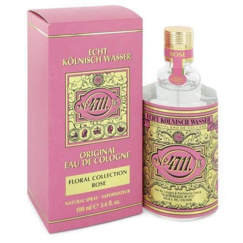 4711 Floral Collection Rose 100ml Eau De Cologne EDC Spray For Her