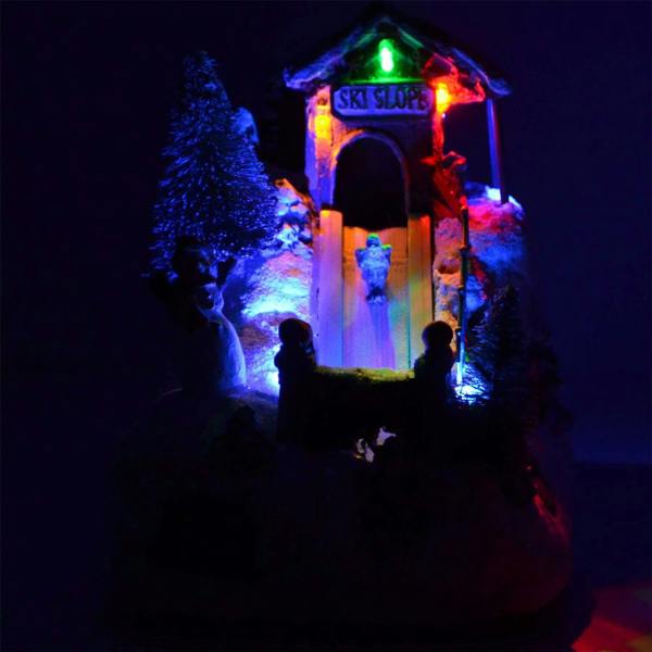 17cm Christmas LED Musical Light Up Nativity Sculpture Set for Indoor Home Display image 8