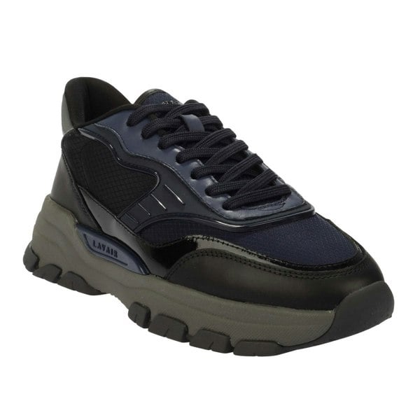 Lavair Mens Pacific 2.0 Leather Trainers - Navy