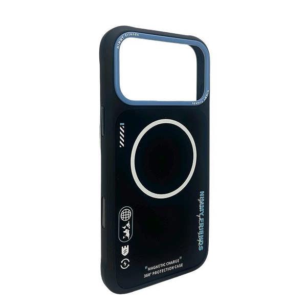 Nimmy Friends Nimmy Cool & Cute 2.0 Case with MagSafe for iPhone 17 Pro Max 6.9" Black Blue - N-YJKM-CX2.0-IP17-PRO-MAX-01-A