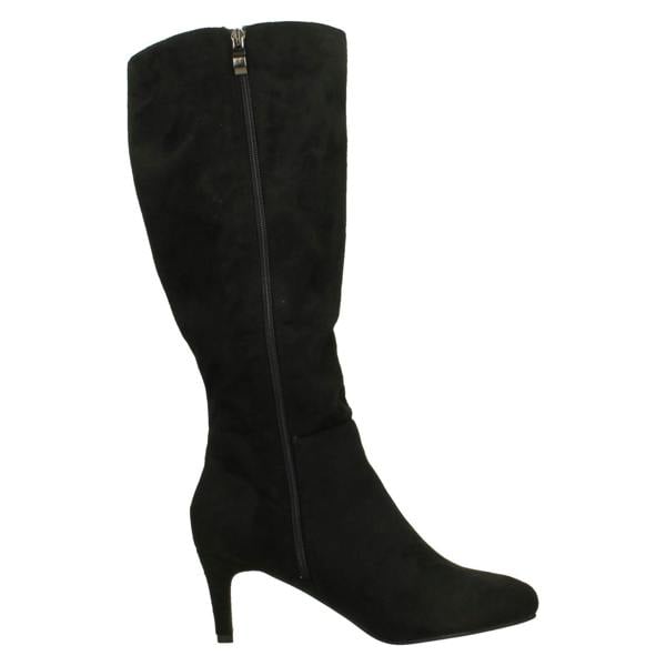 Spot On Ladies Spot On Stiletto Knee High Boots F51237