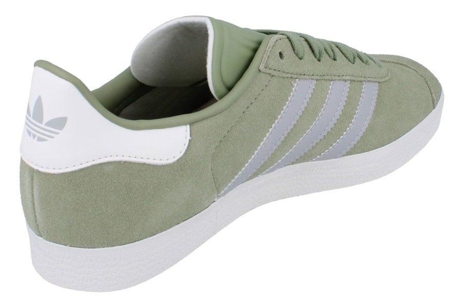Adidas Originals Gazelle Mens Sneakers  JQ0391 - Green Grey White - Photo 2