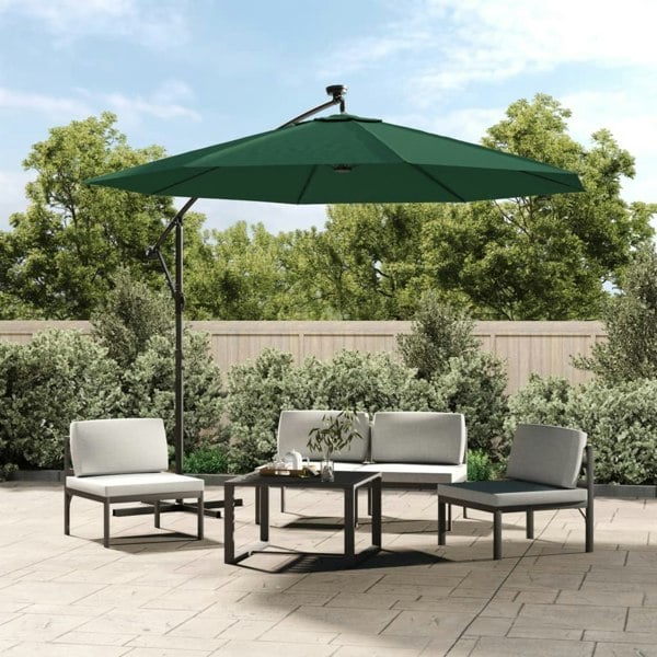 Berkfield Replacement Fabric for Cantilever Umbrella Green 300 cm