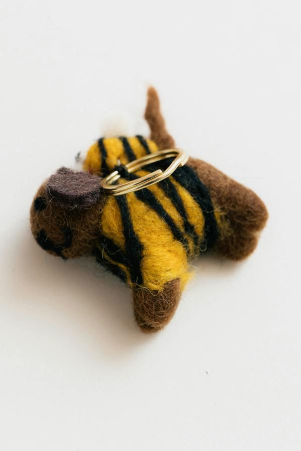 Lily & Me Derek The Dog Felt Keyring